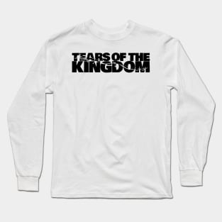 Tears of the Kingdom Dragon Awesome Black Typography Long Sleeve T-Shirt